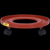 Gas Cylinder Trolley - Round, Plastic, Sturdy Wheels, Leaves No Scratches, 1 pc